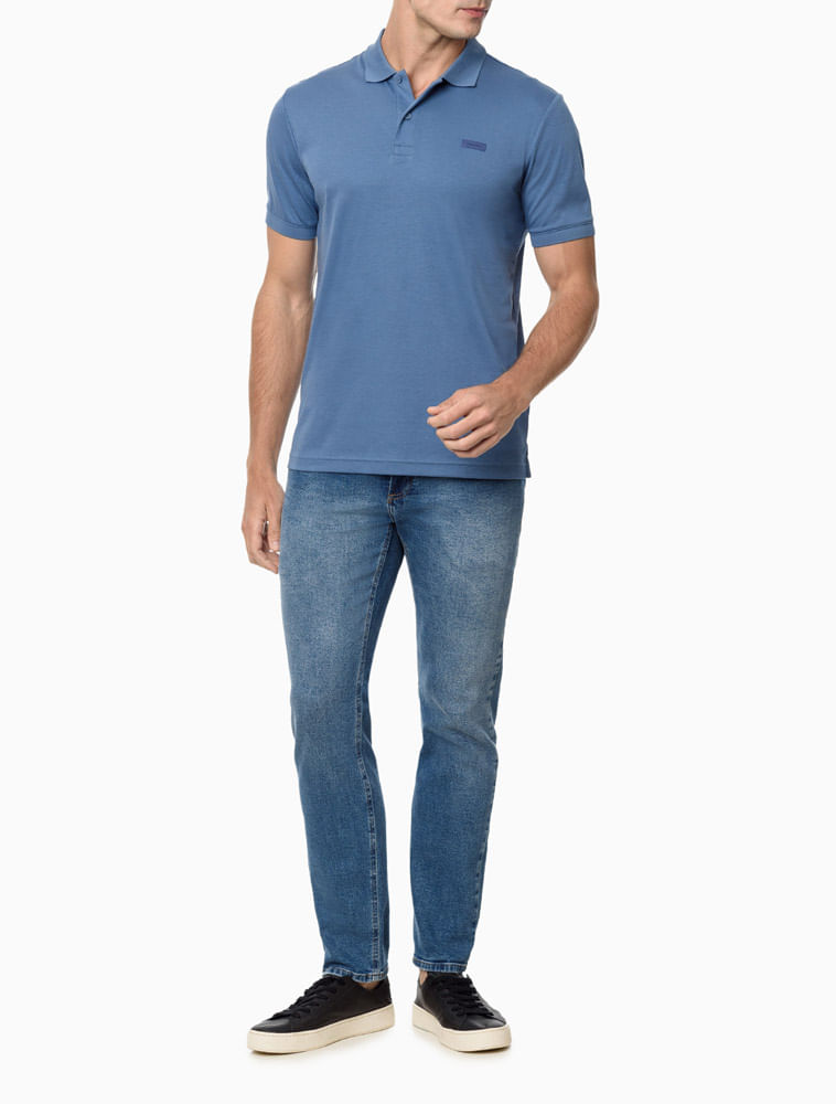 K10K111657_0585_2-POLO-CK-SLIM-MG-CURTA-SMOOTH-COTTON