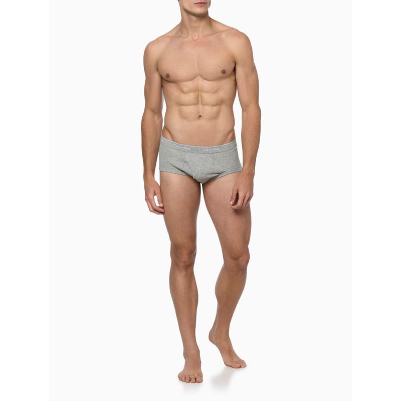 Kit 3 Cuecas Brief - Calvin Klein Underwear - Preto - Oqvestir