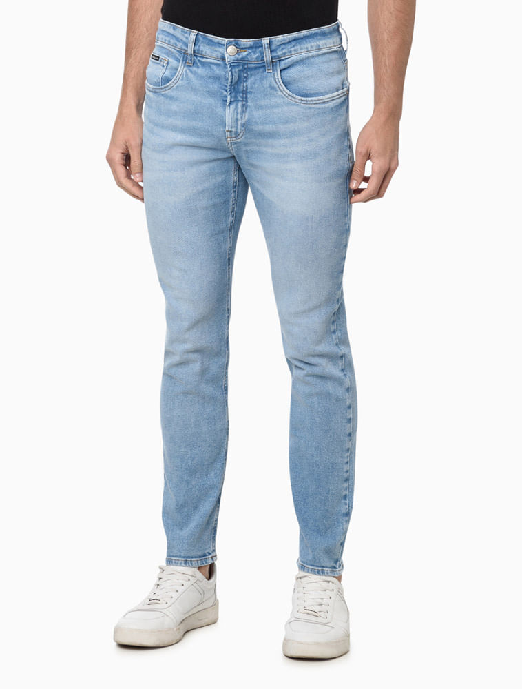 Calça jeans skinning masculina shops calvin klein