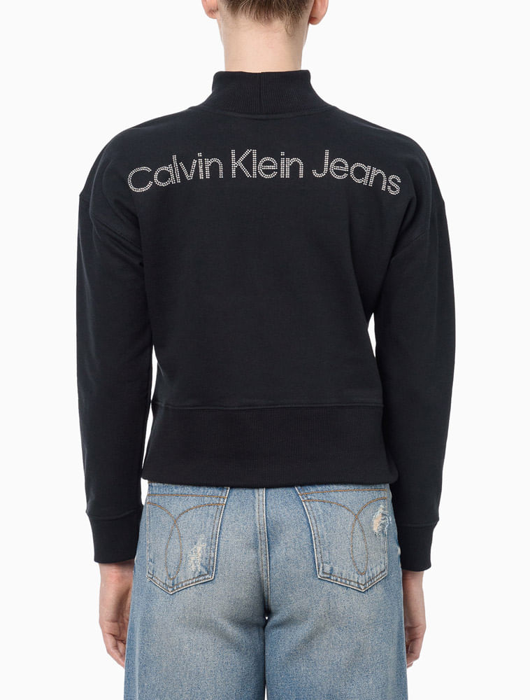 Blusa Moletom Calvin Casaco De Frio Calvin Klein Feminino Casaco