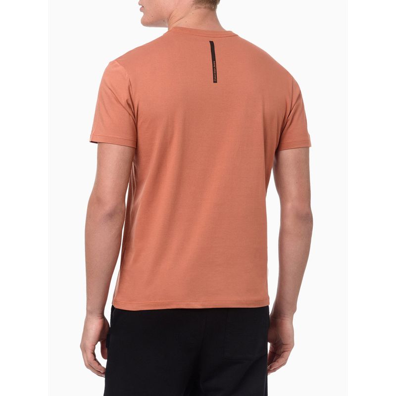 Camiseta T- Shirt Ferrugem Masculina Com Logo Da Marca - Calvin