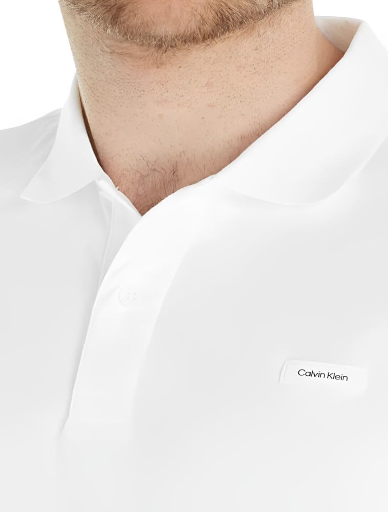 K10K111657-0900-2-POLO-CK-SLIM-MG-CURTA-SMOOTH-COTTON