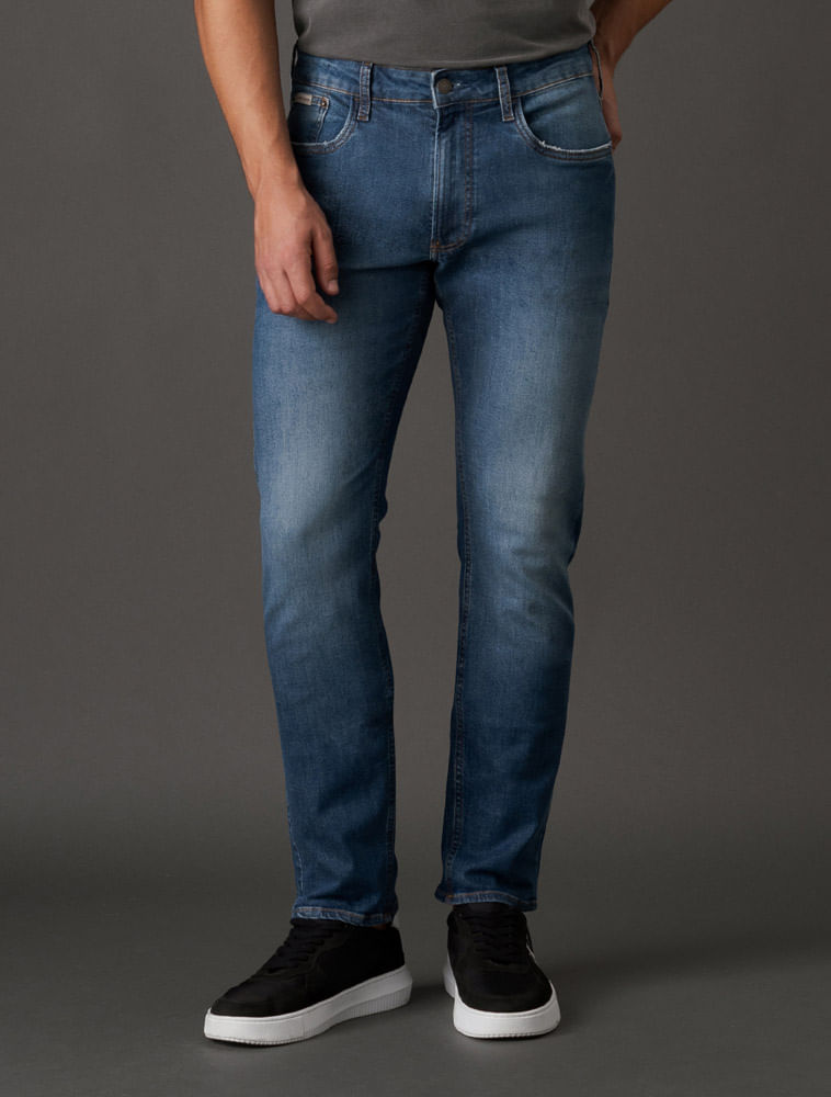 Calça Jeans Masculina Slim Pockets Calvin Klein Jeans Calvin Klein